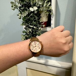 ROSE GOLD FOSSIL WATCH